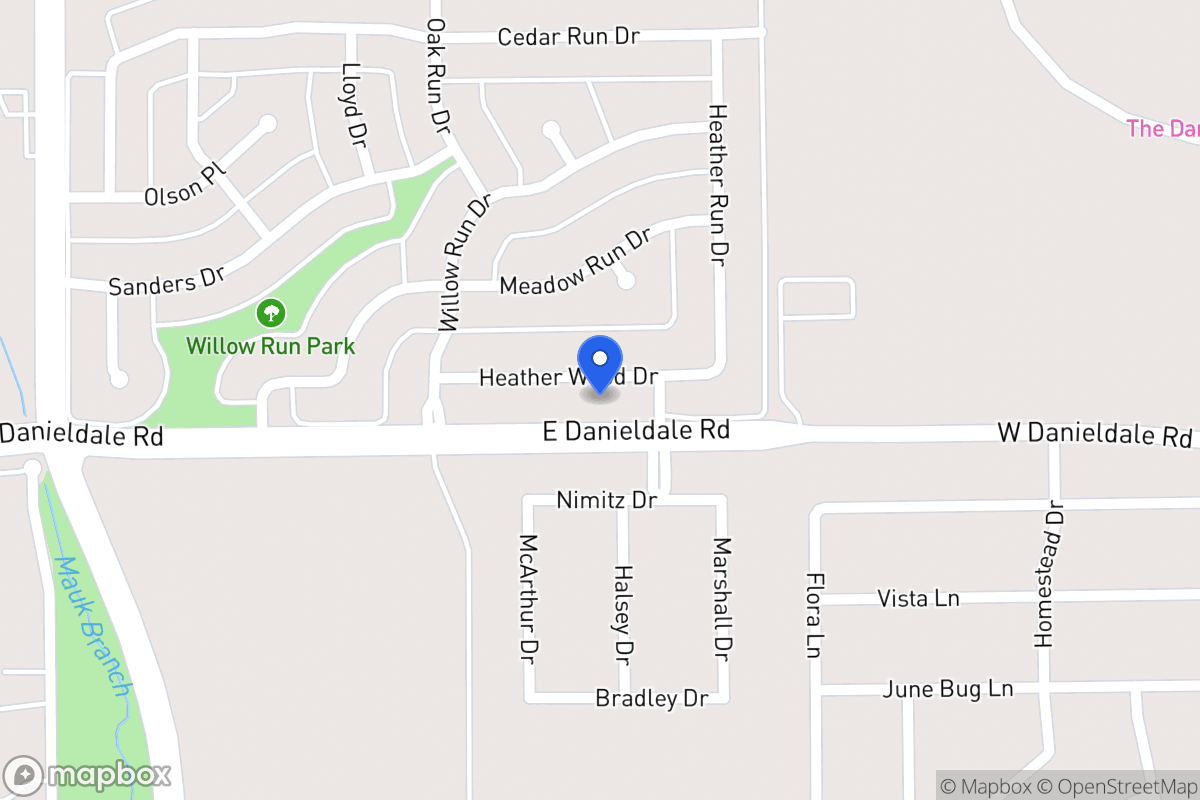 Map of 1130 Heather Wood Dr
