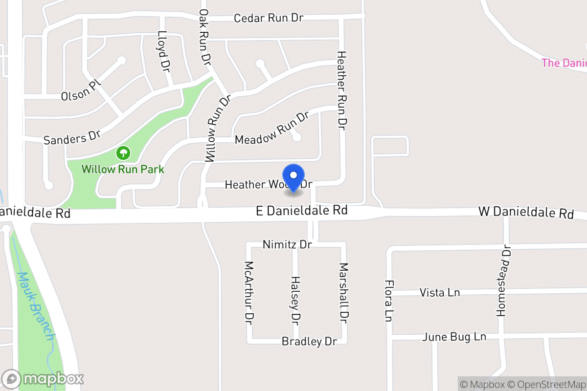 Map of 1134 Heather Wood Dr