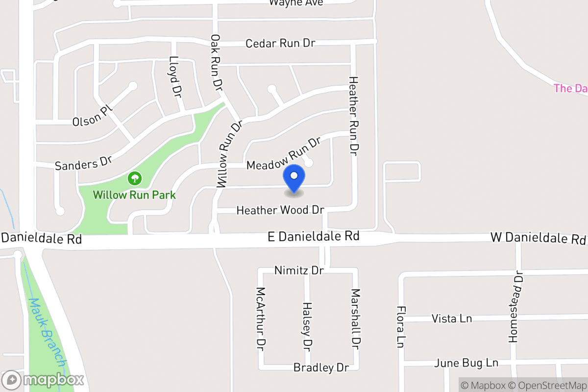 Map of 1131 Heather Wood Dr