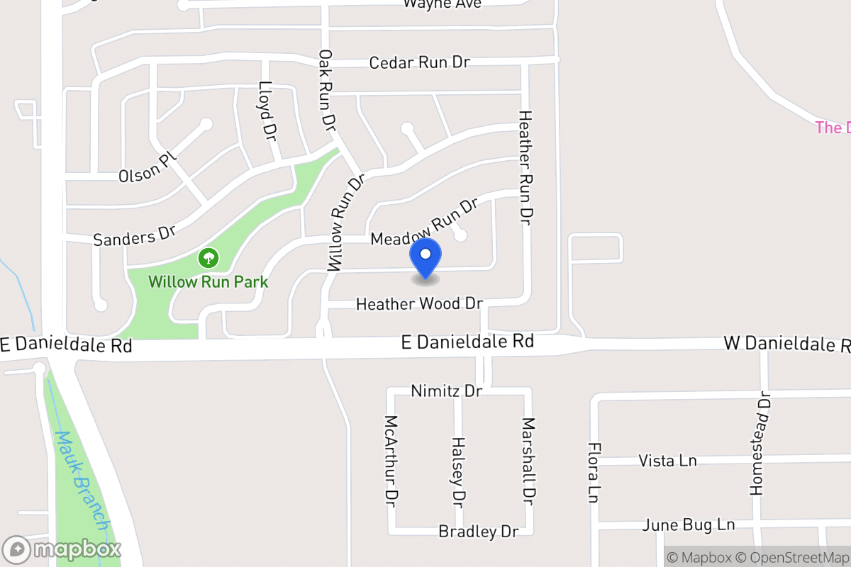 Map of 1127 Heather Wood Dr