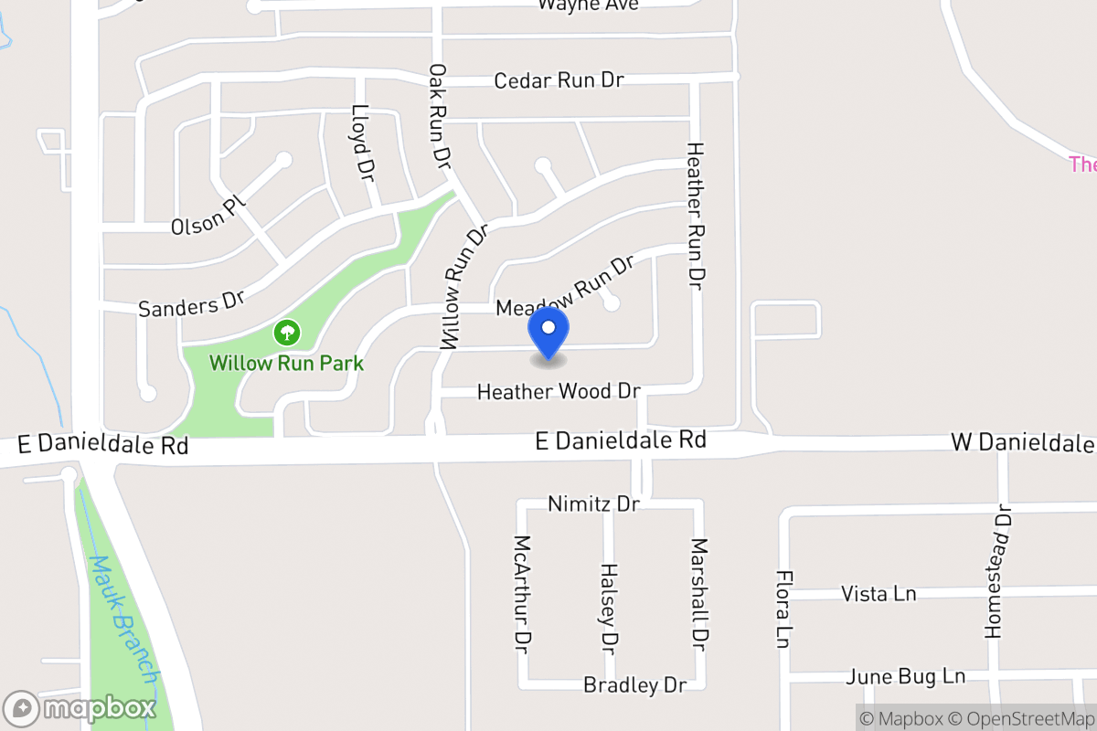 Map of 1123 Heather Wood Dr