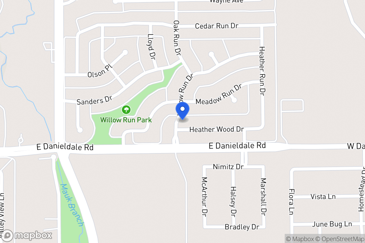 Map of 1103 Heather Wood Dr