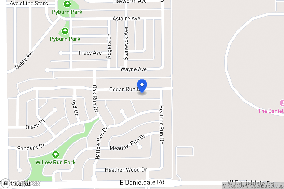 Map of 1138 Cedar Run Dr