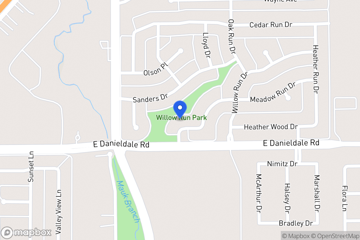Map of 1015 Meadow Run Dr