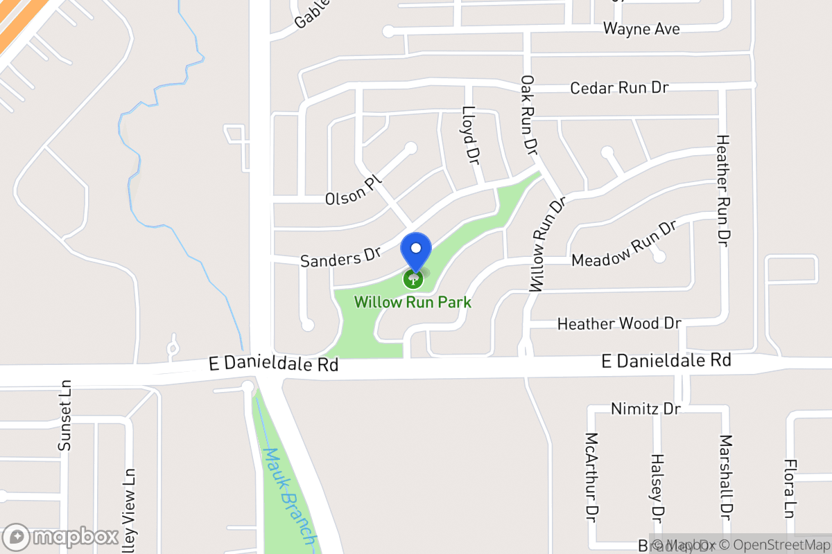 Map of 40 E Danieldale Rd