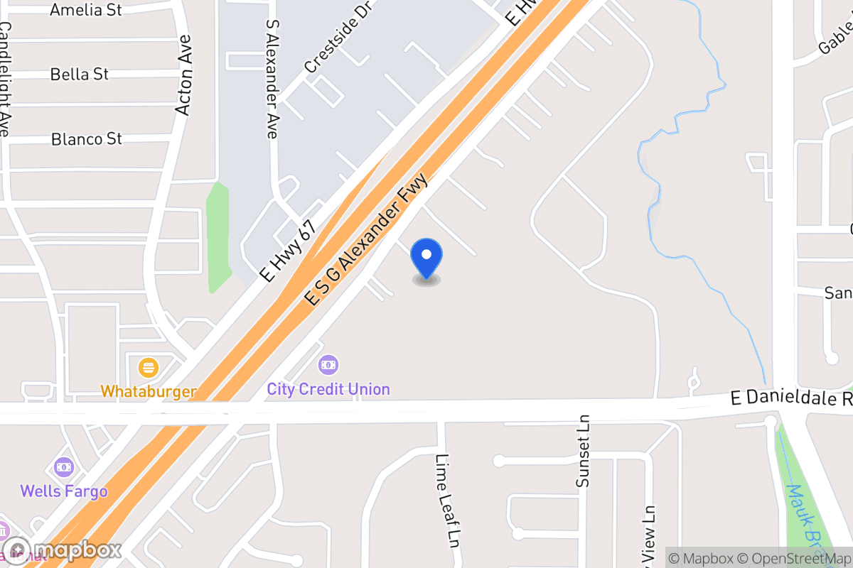 Map of 604 E Us Hwy 67