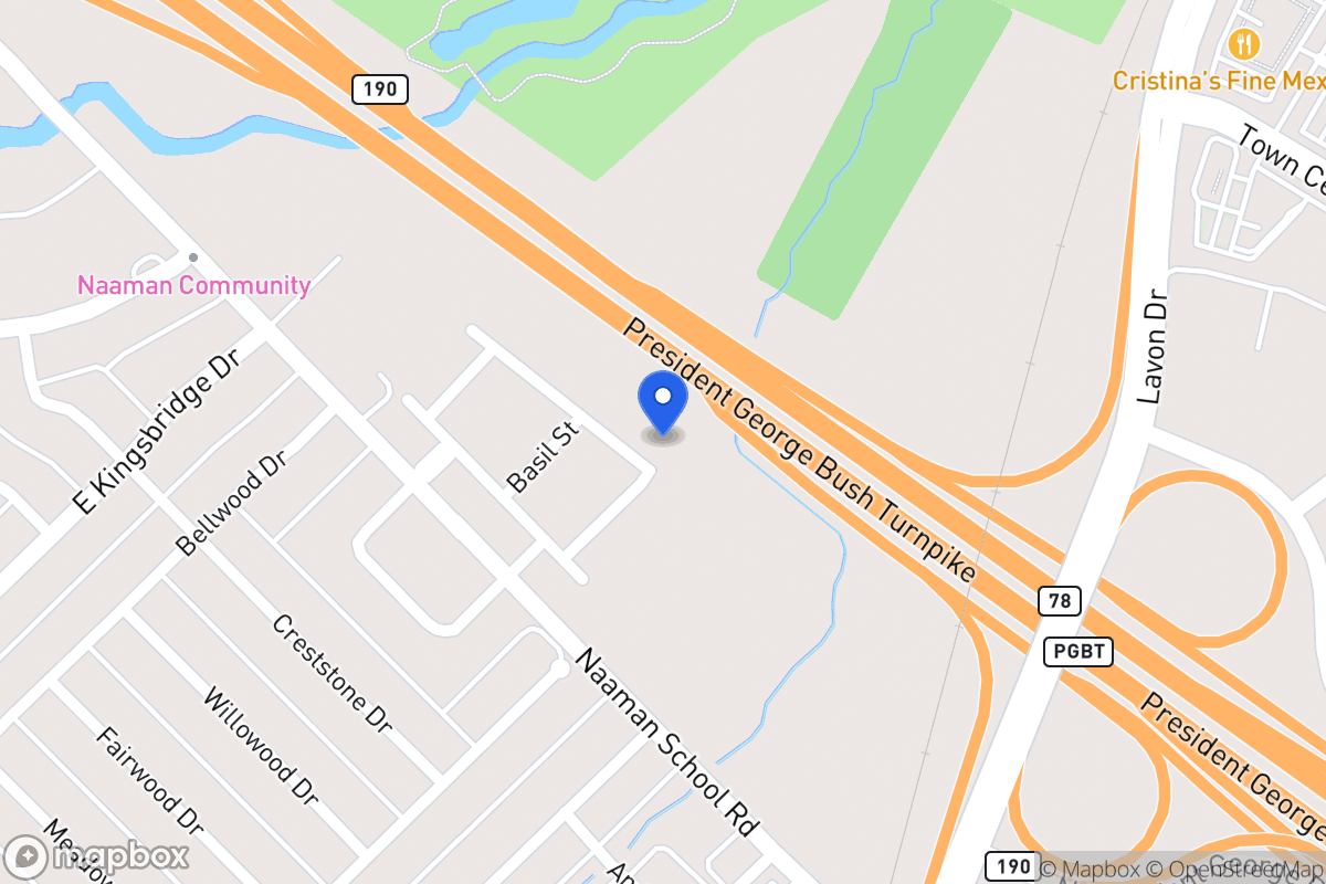 Map of 3506 Boxwood Dr