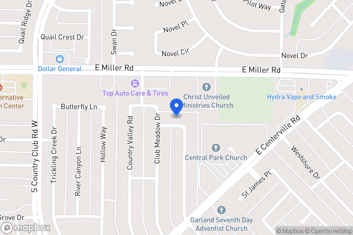 Map of 2310 Country Club Pkwy