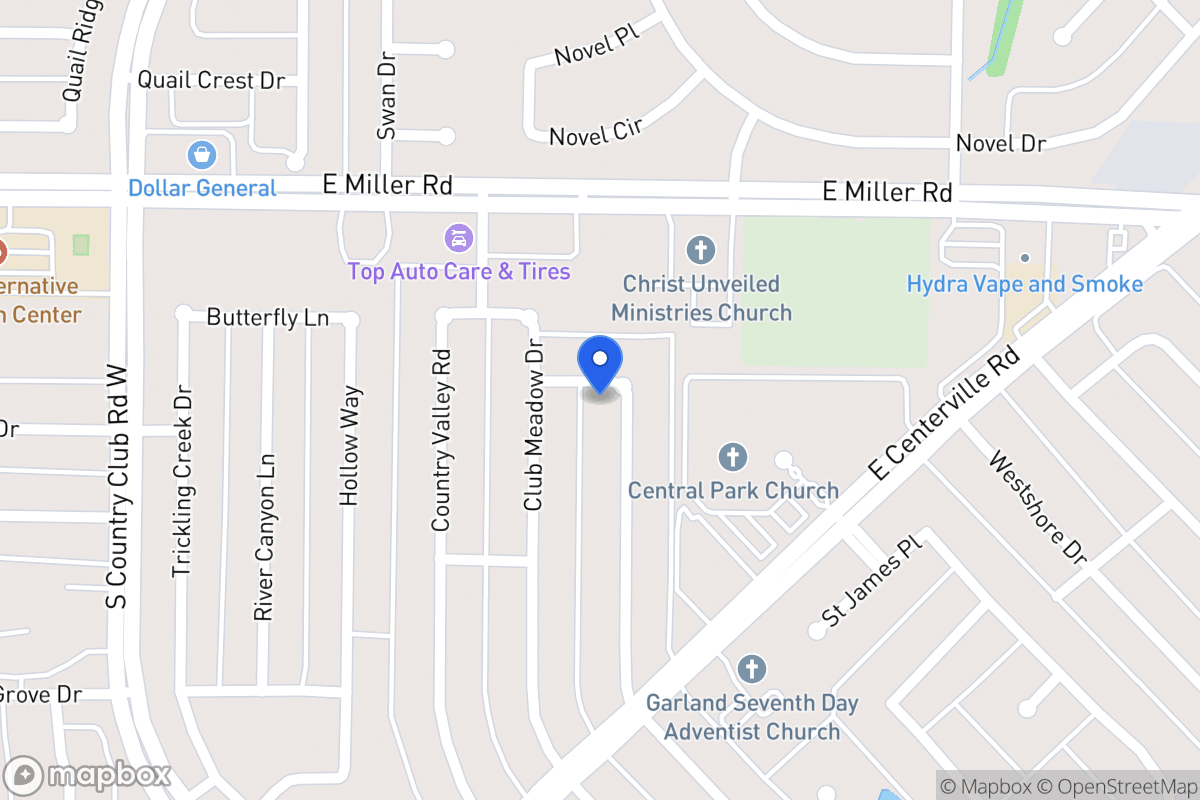 Map of 2405 Country Club Pkwy