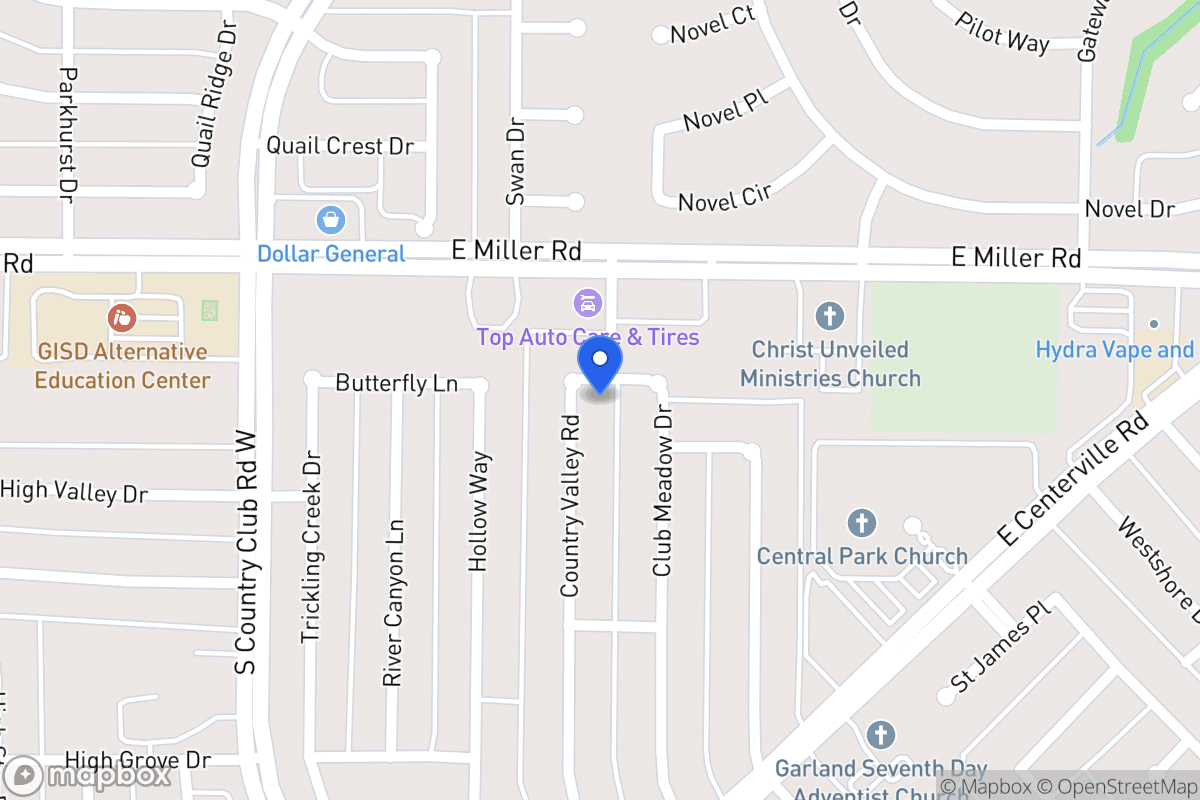 Map of 2214 Country Valley Rd
