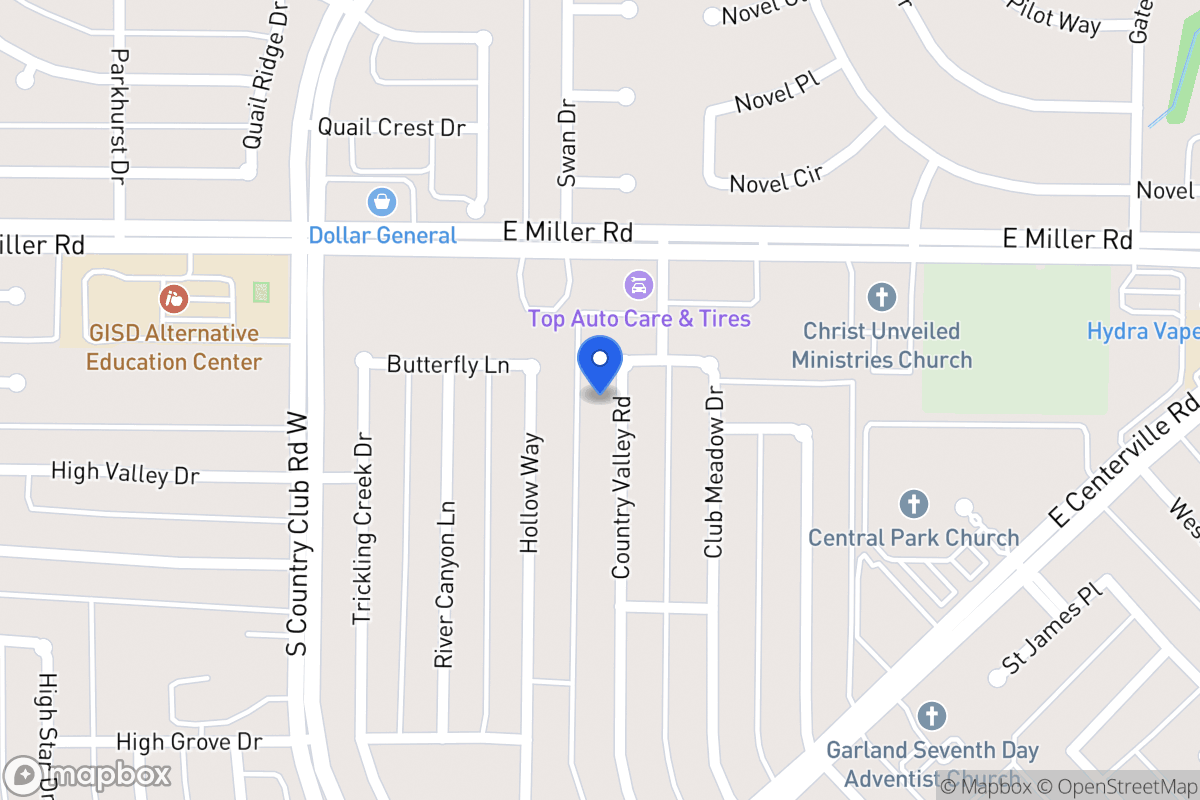 Map of 2217 Country Valley Rd