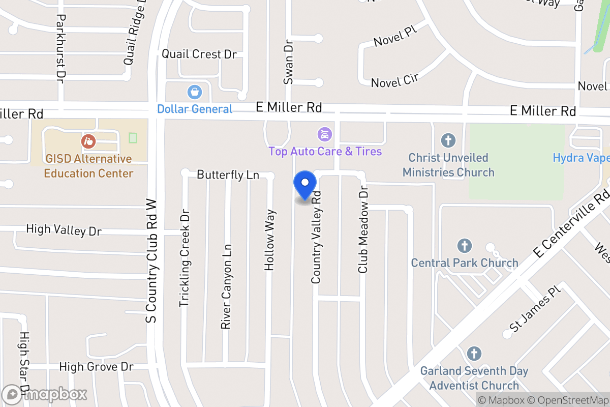 Map of 2221 Country Valley Rd