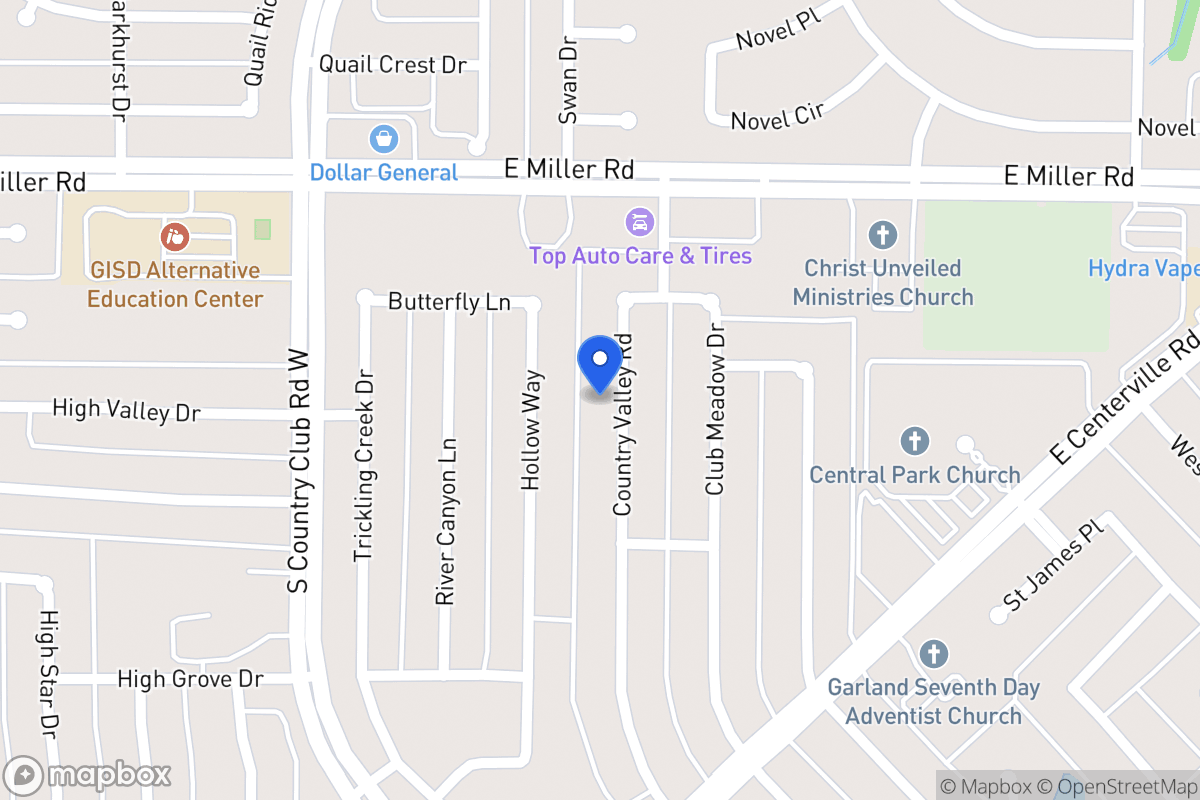 Map of 2229 Country Valley Rd