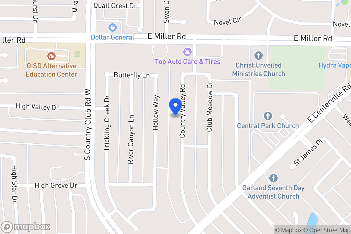 Map of 2305 Country Valley Rd
