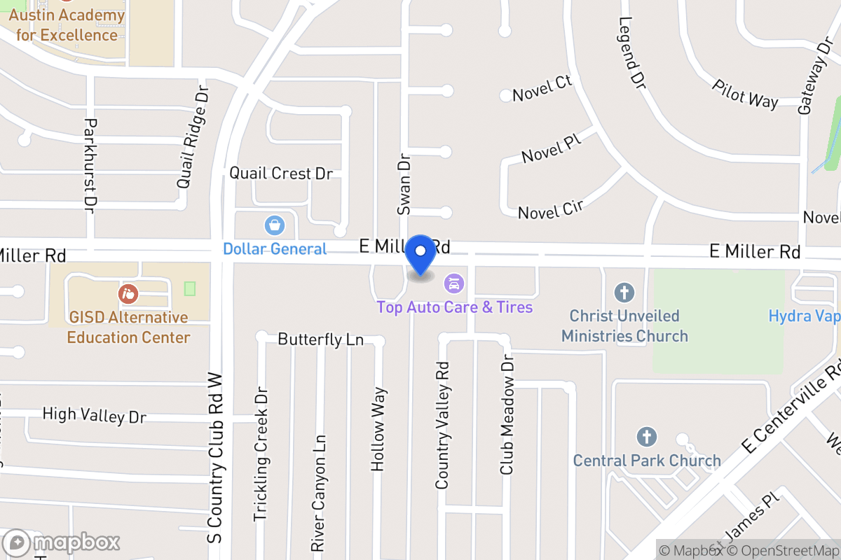 Map of 1434 E Miller Rd