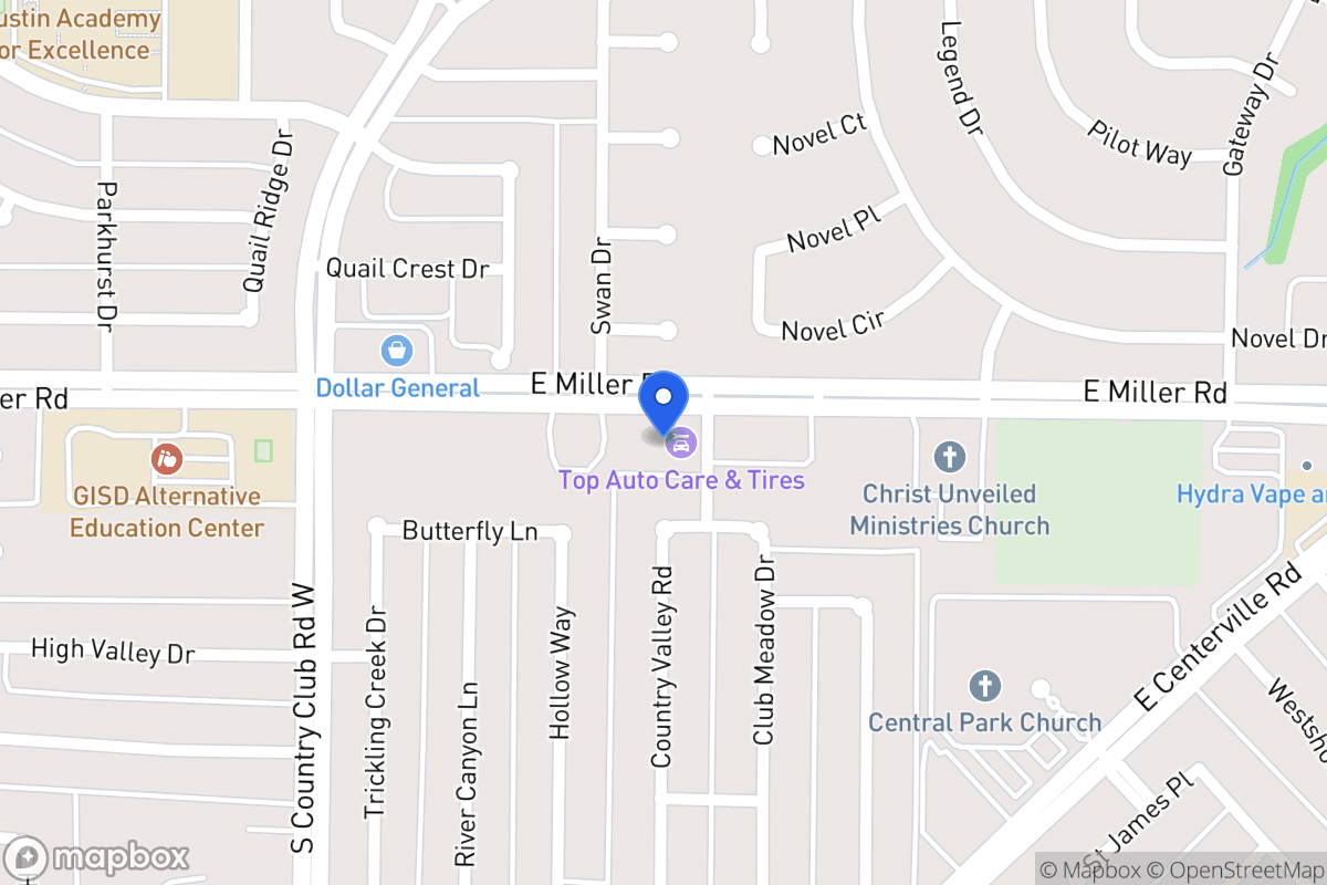 Map of 1470 E Miller Rd