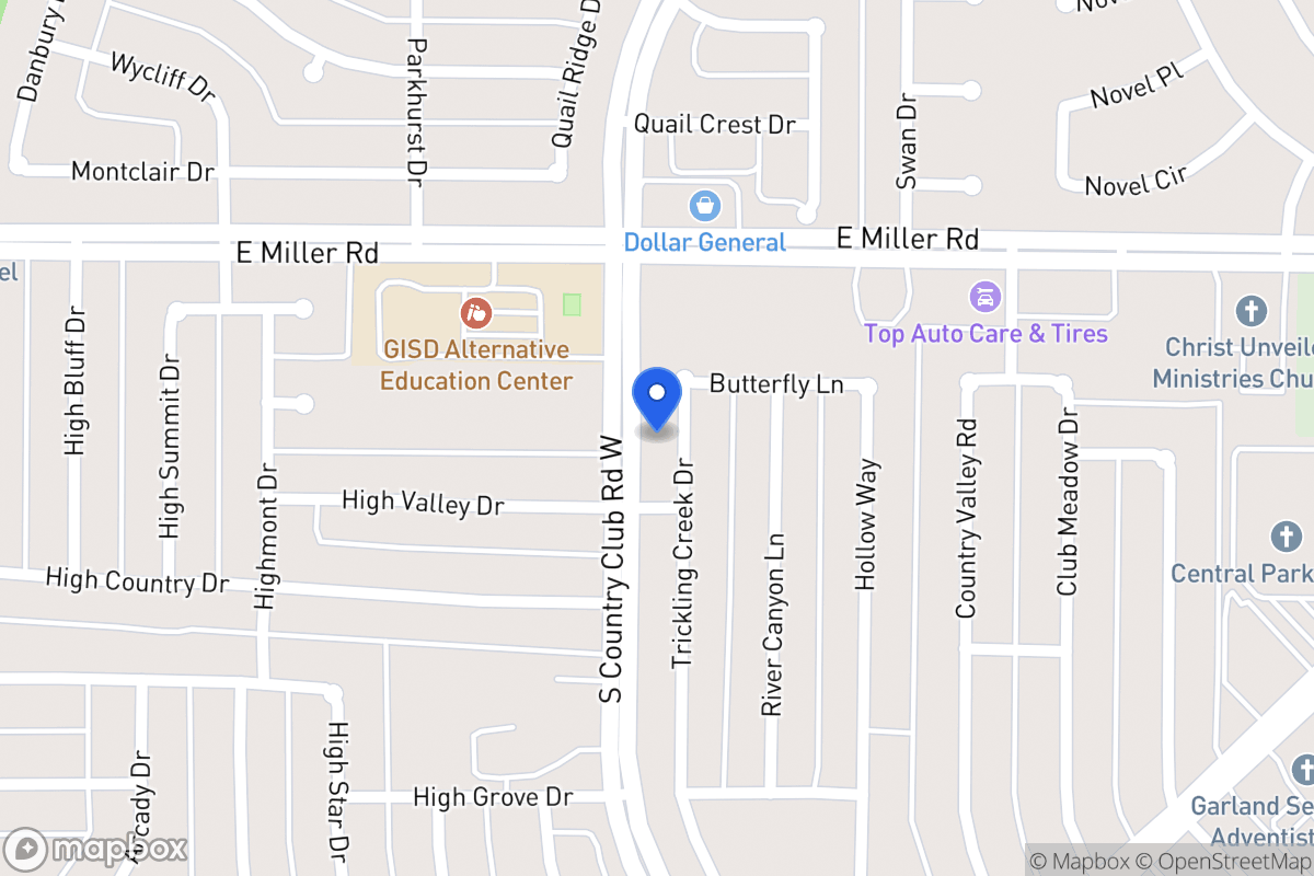 Map of 2013 Trickling Creek Dr