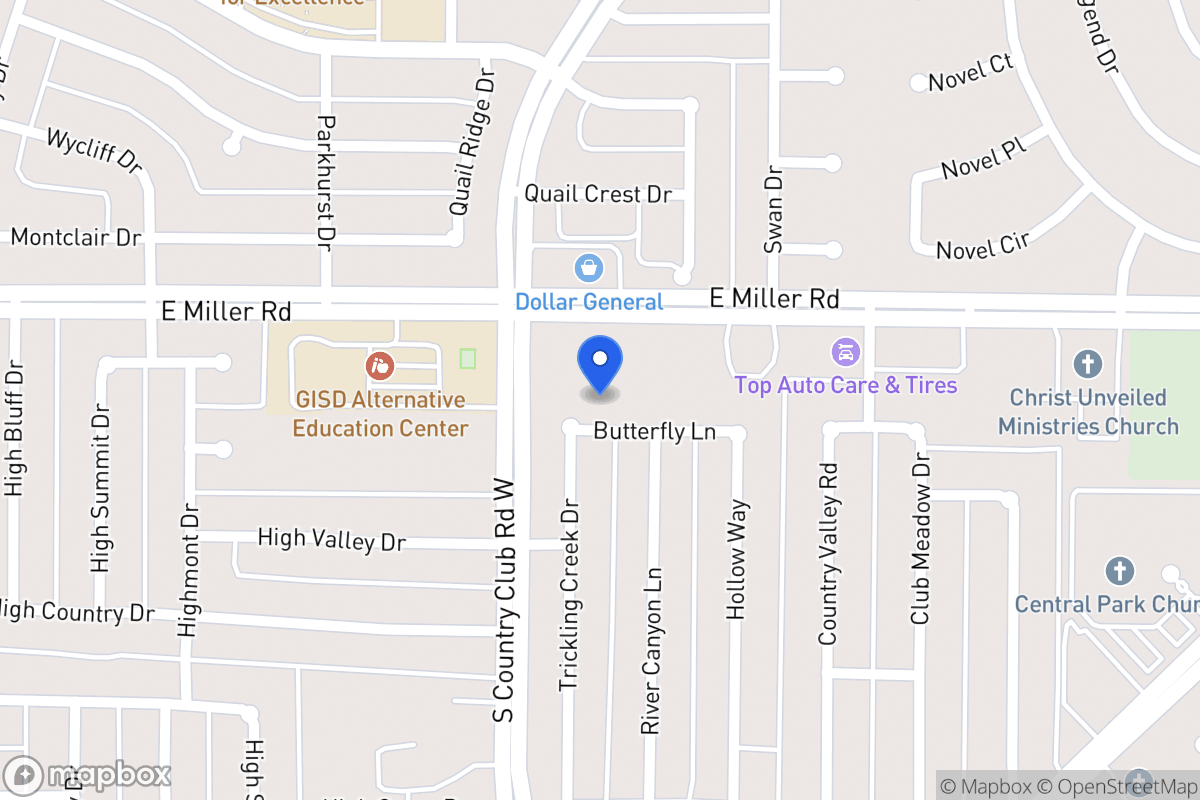 Map of 1305 Butterfly Ln
