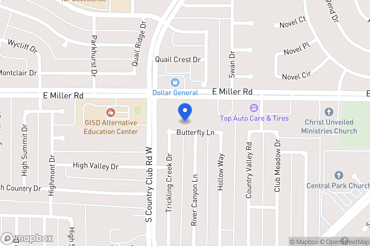 Map of 1309 Butterfly Ln