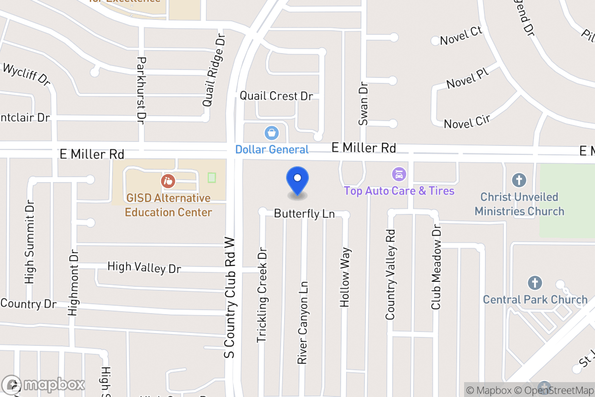 Map of 1313 Butterfly Ln