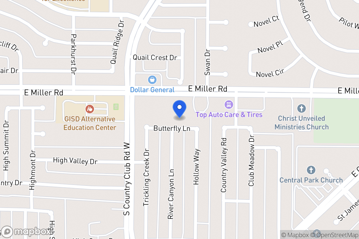 Map of 1405 Butterfly Ln