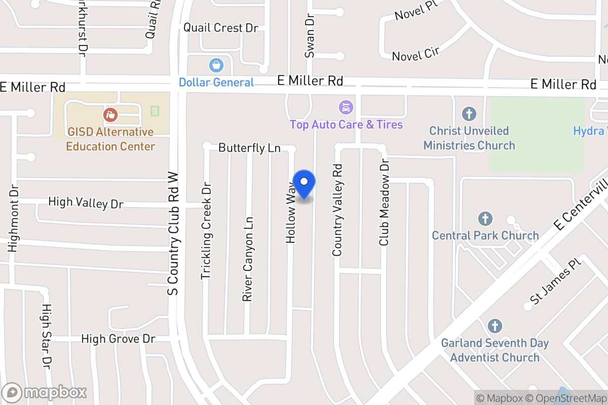 Map of 2110 Hollow Way