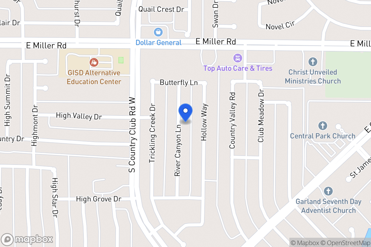 Map of 2114 River Canyon Ln