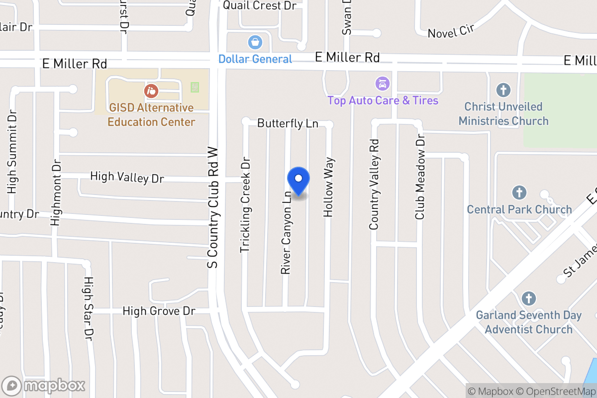 Map of 2118 River Canyon Ln