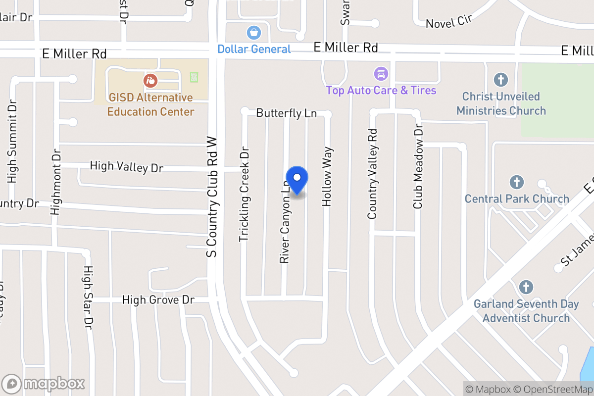 Map of 2122 River Canyon Ln