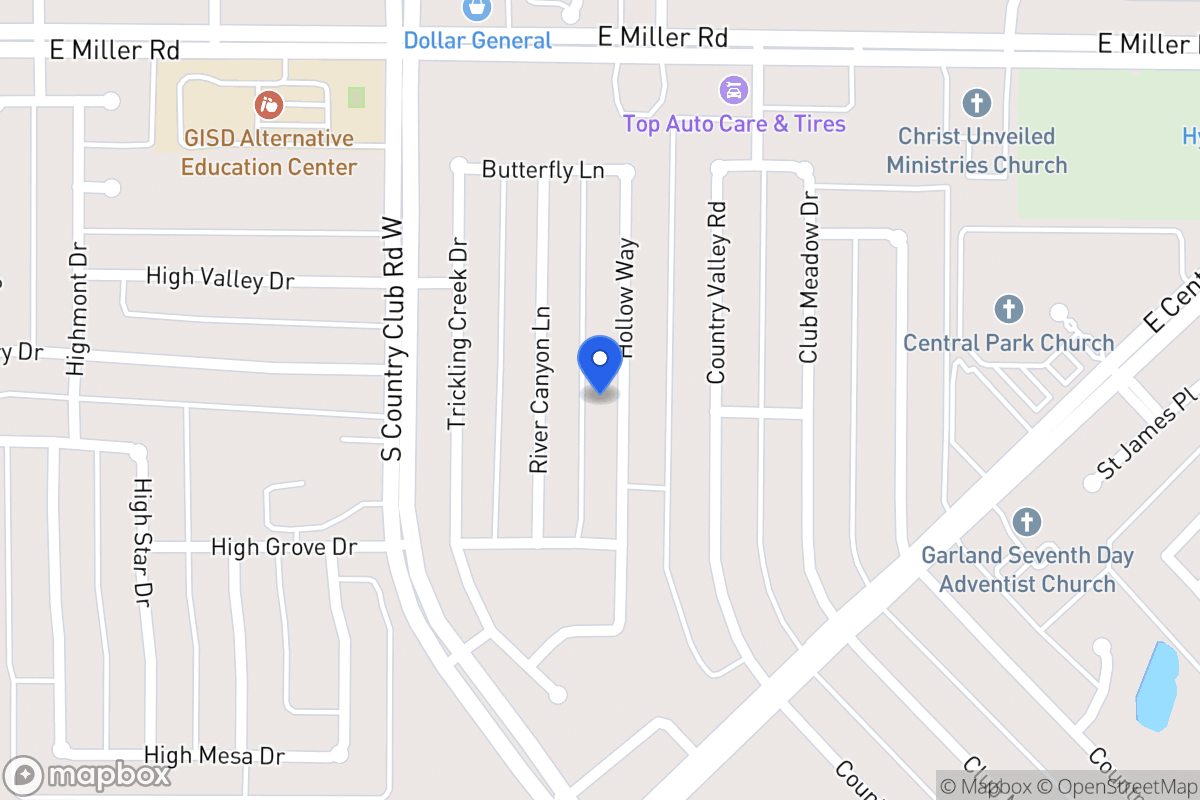 Map of 2205 Hollow Way