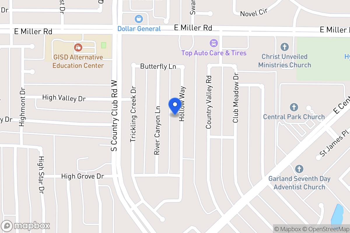 Map of 2121 Hollow Way