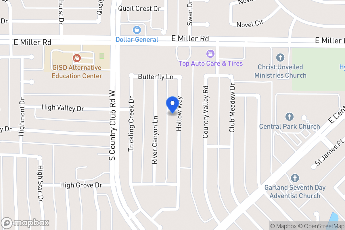 Map of 2113 Hollow Way