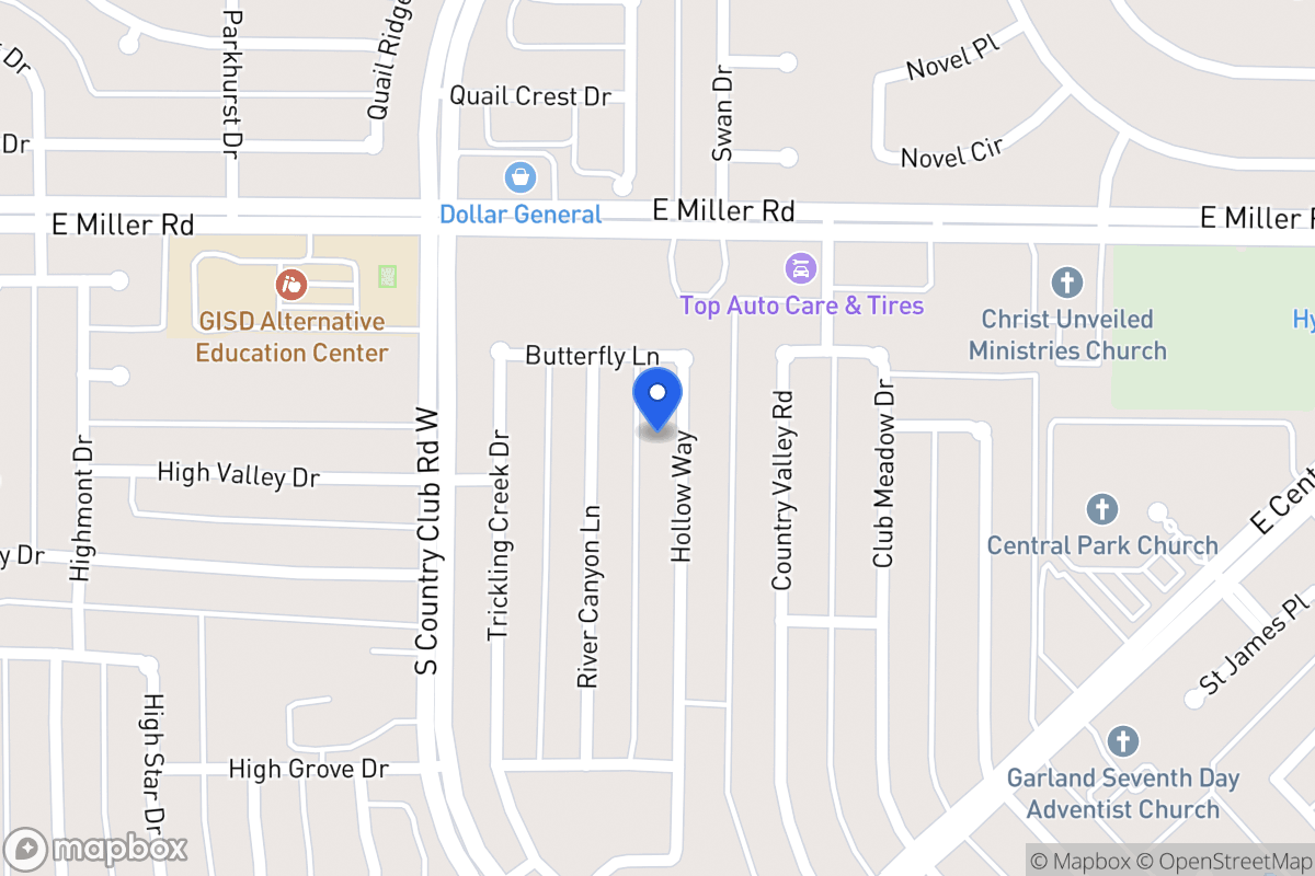 Map of 2101 Hollow Way