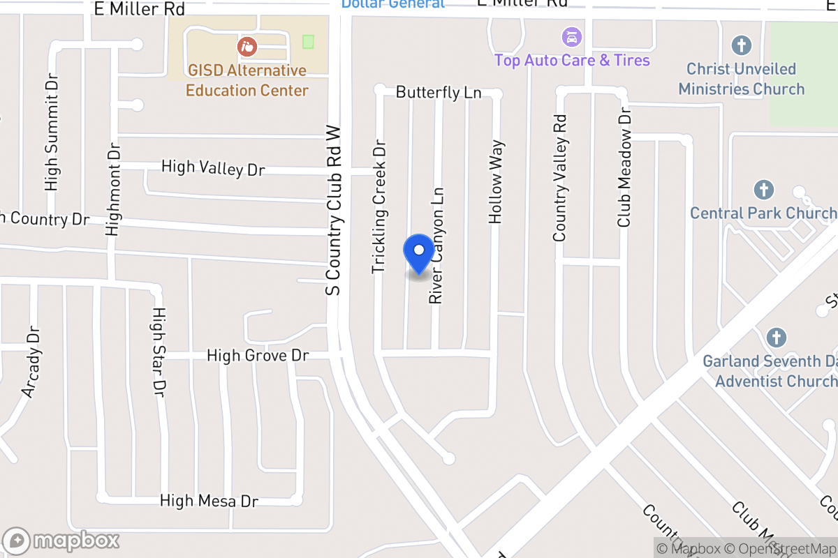 Map of 2213 River Canyon Ln