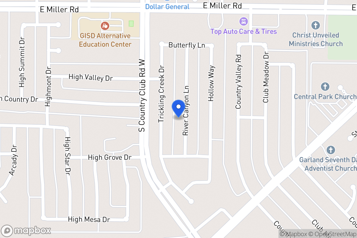 Map of 2209 River Canyon Ln