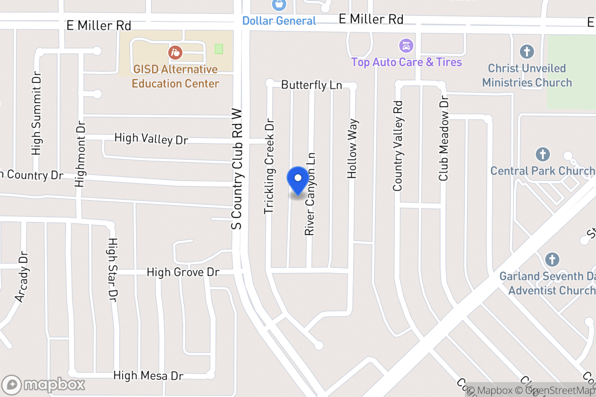 Map of 2205 River Canyon Ln