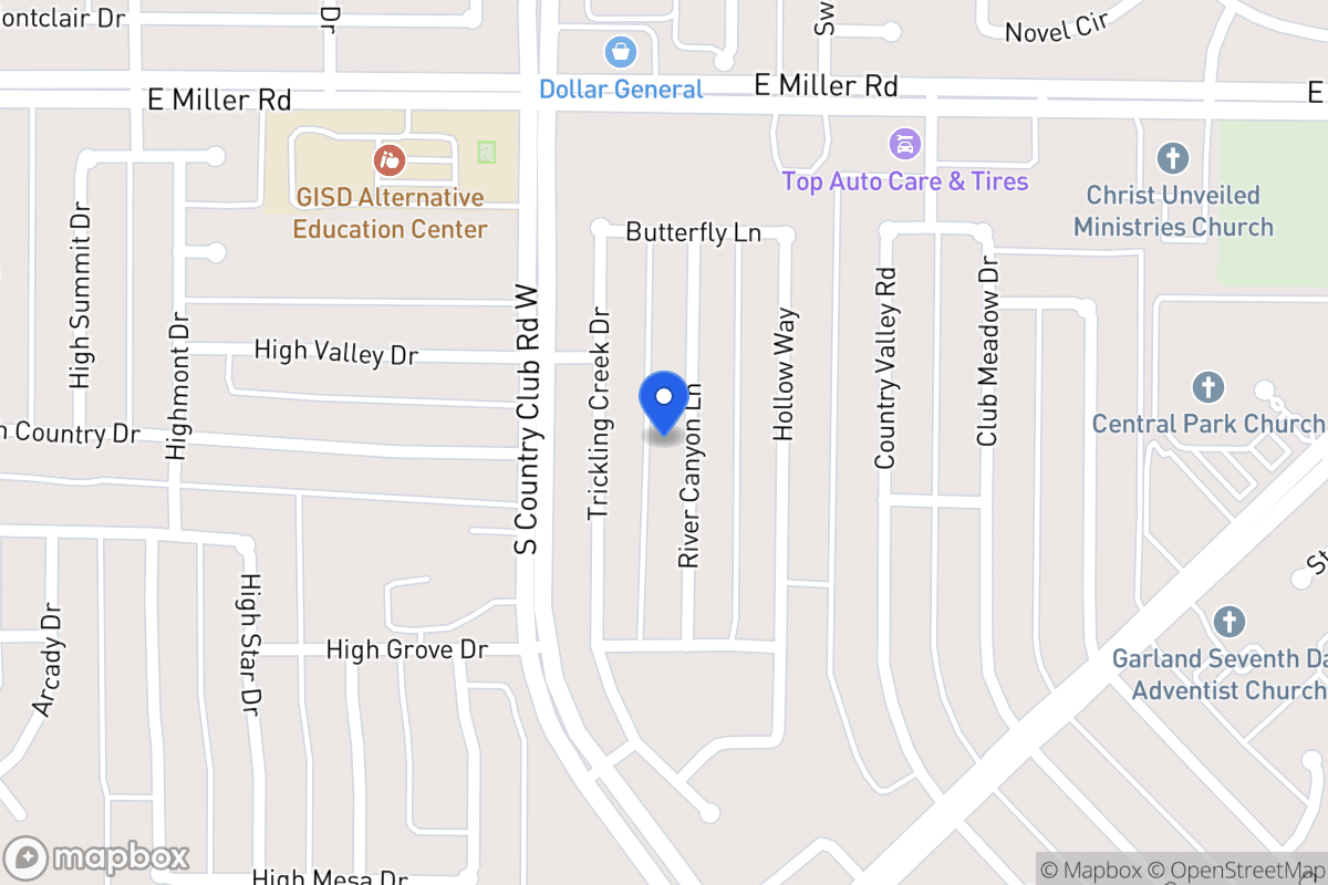 Map of 2125 River Canyon Ln