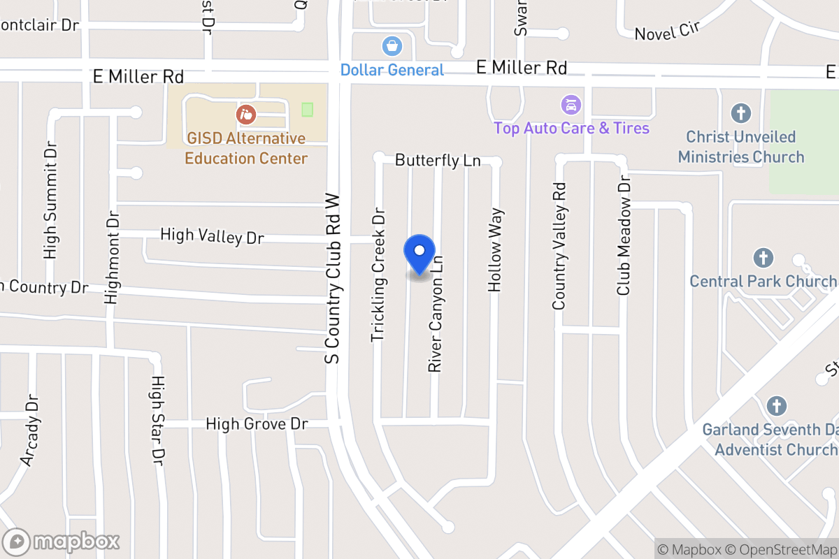 Map of 2121 River Canyon Ln