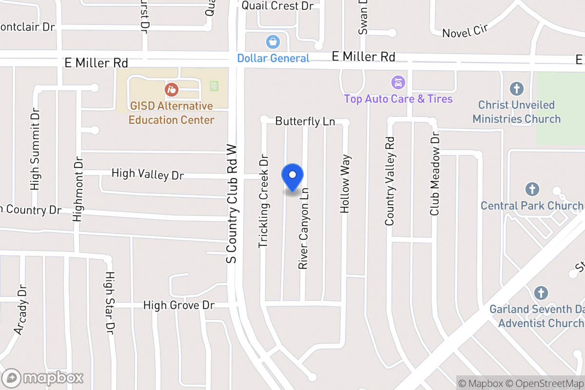 Map of 2117 River Canyon Ln