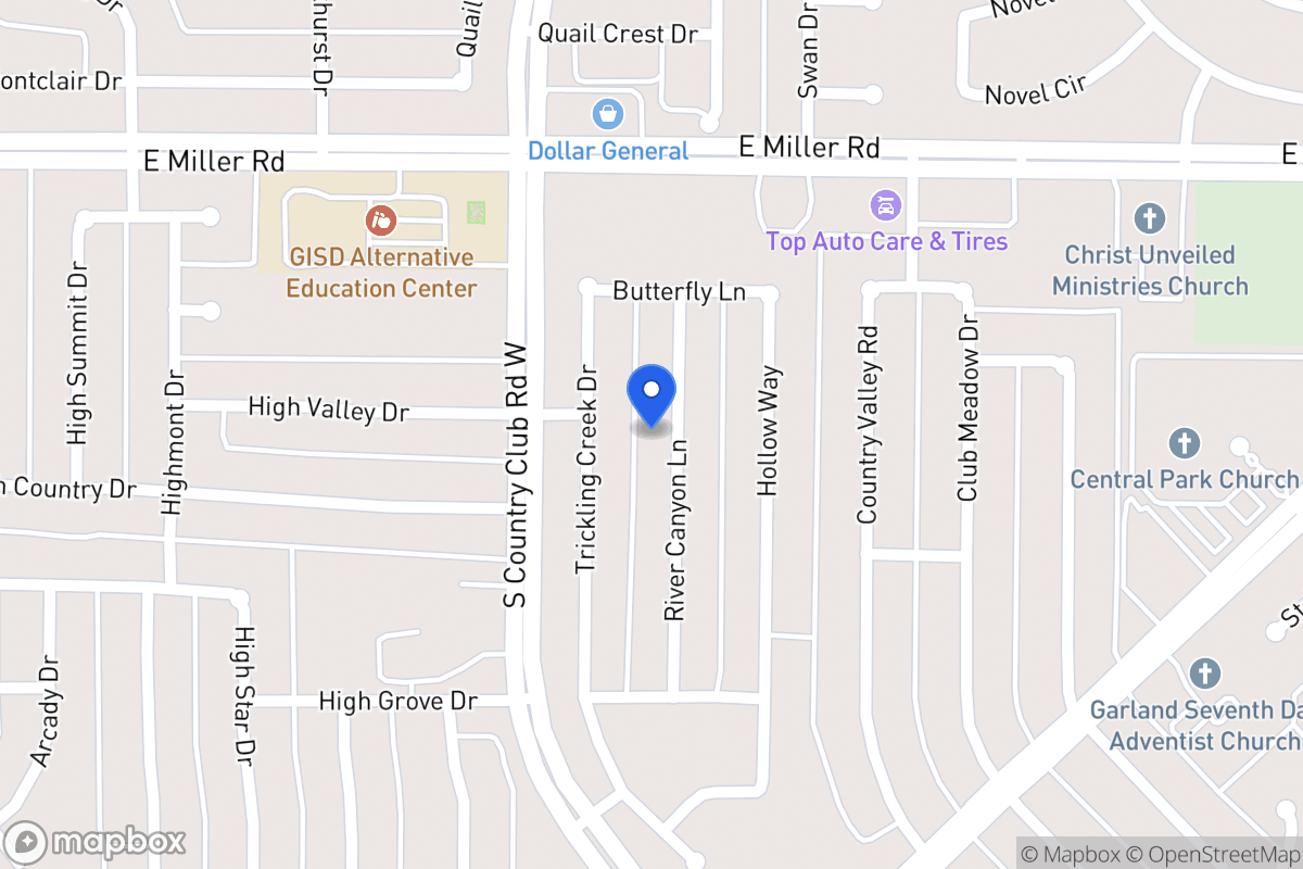 Map of 2113 River Canyon Ln