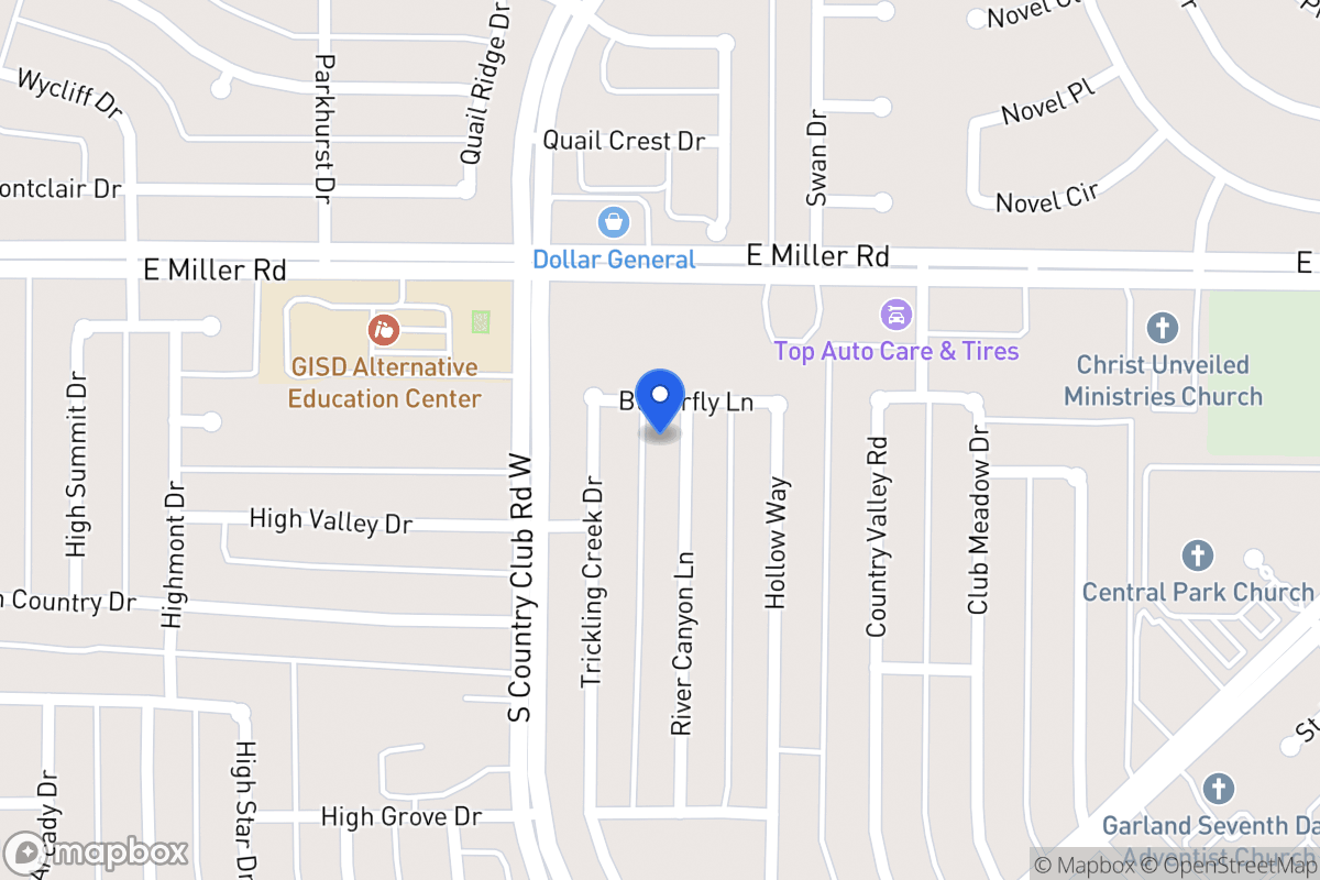 Map of 2005 River Canyon Ln
