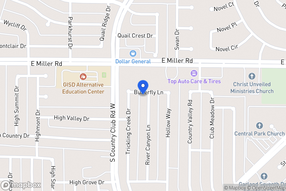 Map of 2001 River Canyon Ln