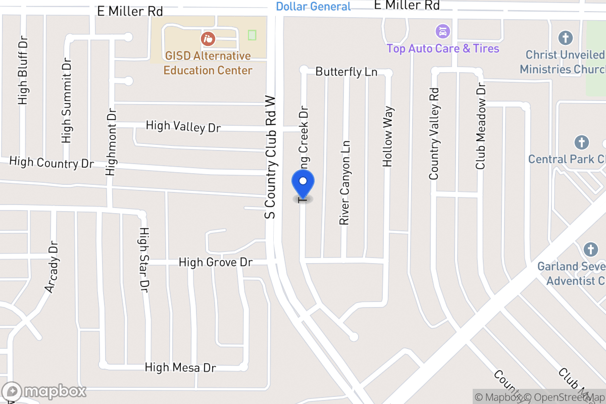 Map of 40 Trickling Creek Dr