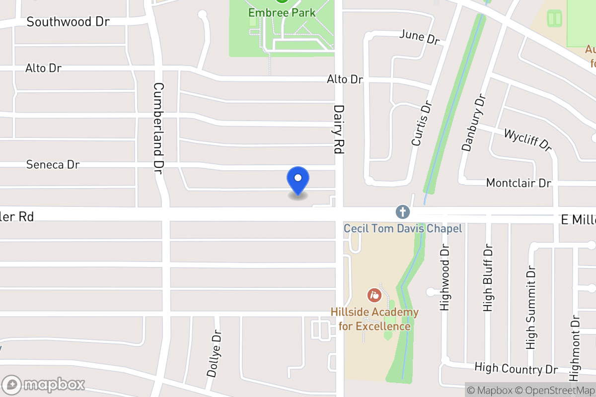 Map of 711 E Miller Rd