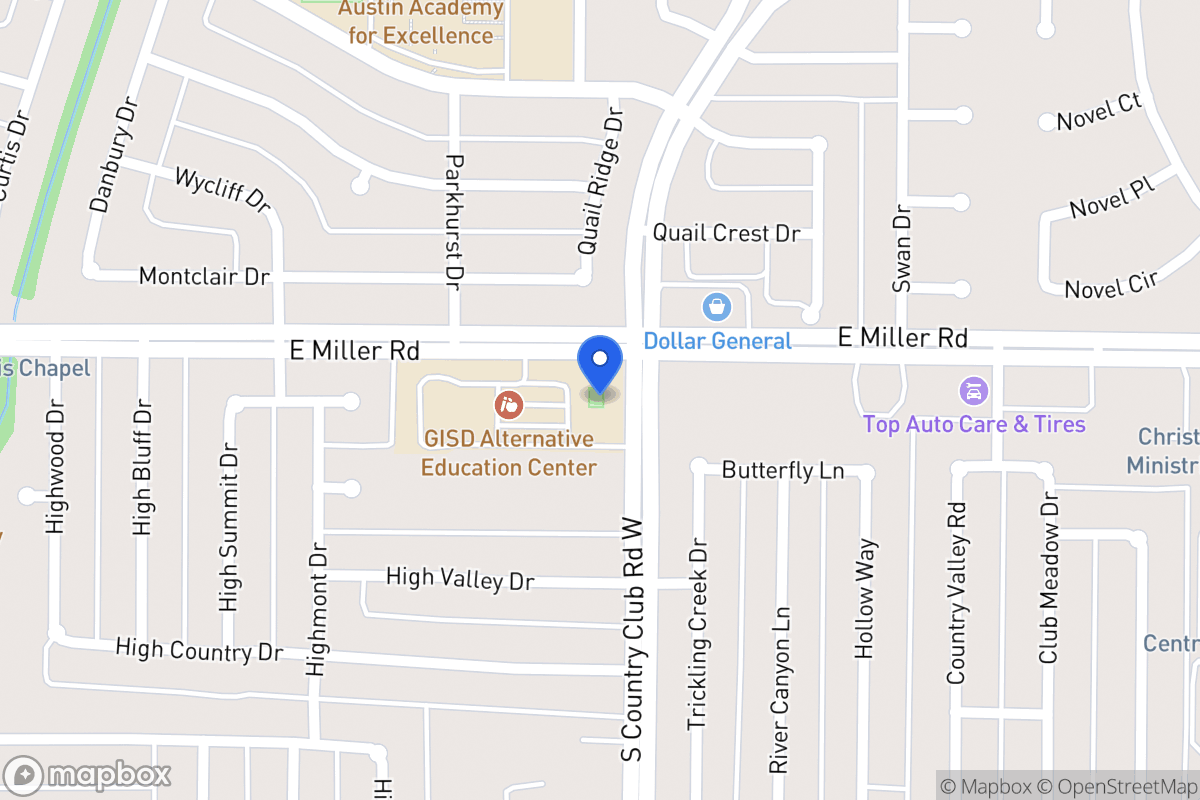 Map of 1250 E Miller Rd