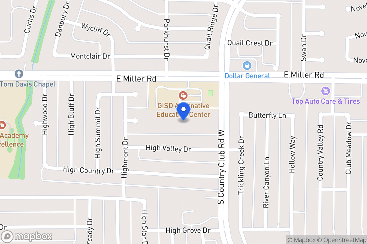 Map of 2115 S Country Club Rd