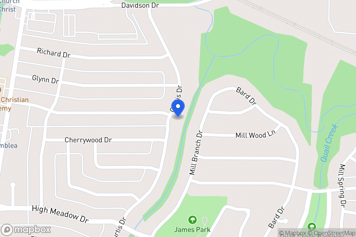 Map of 902 Curtis Dr