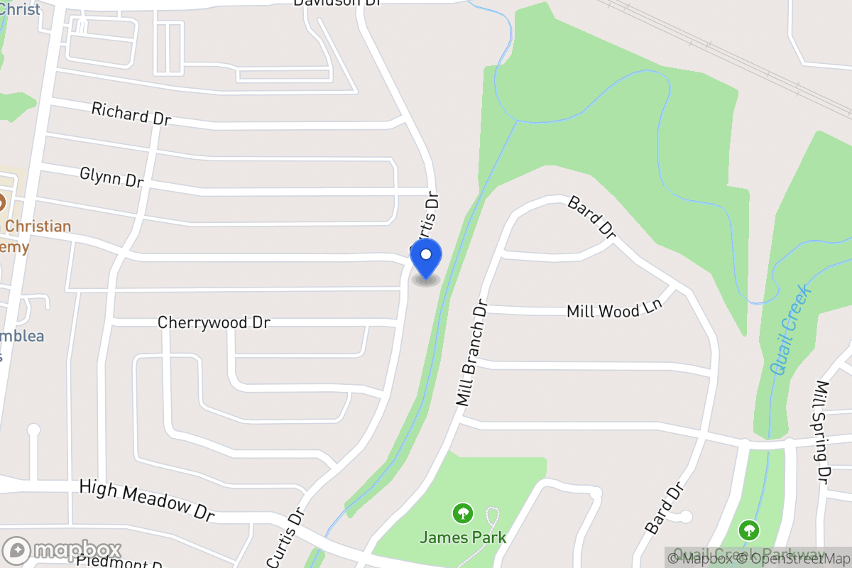 Map of 906 Curtis Dr