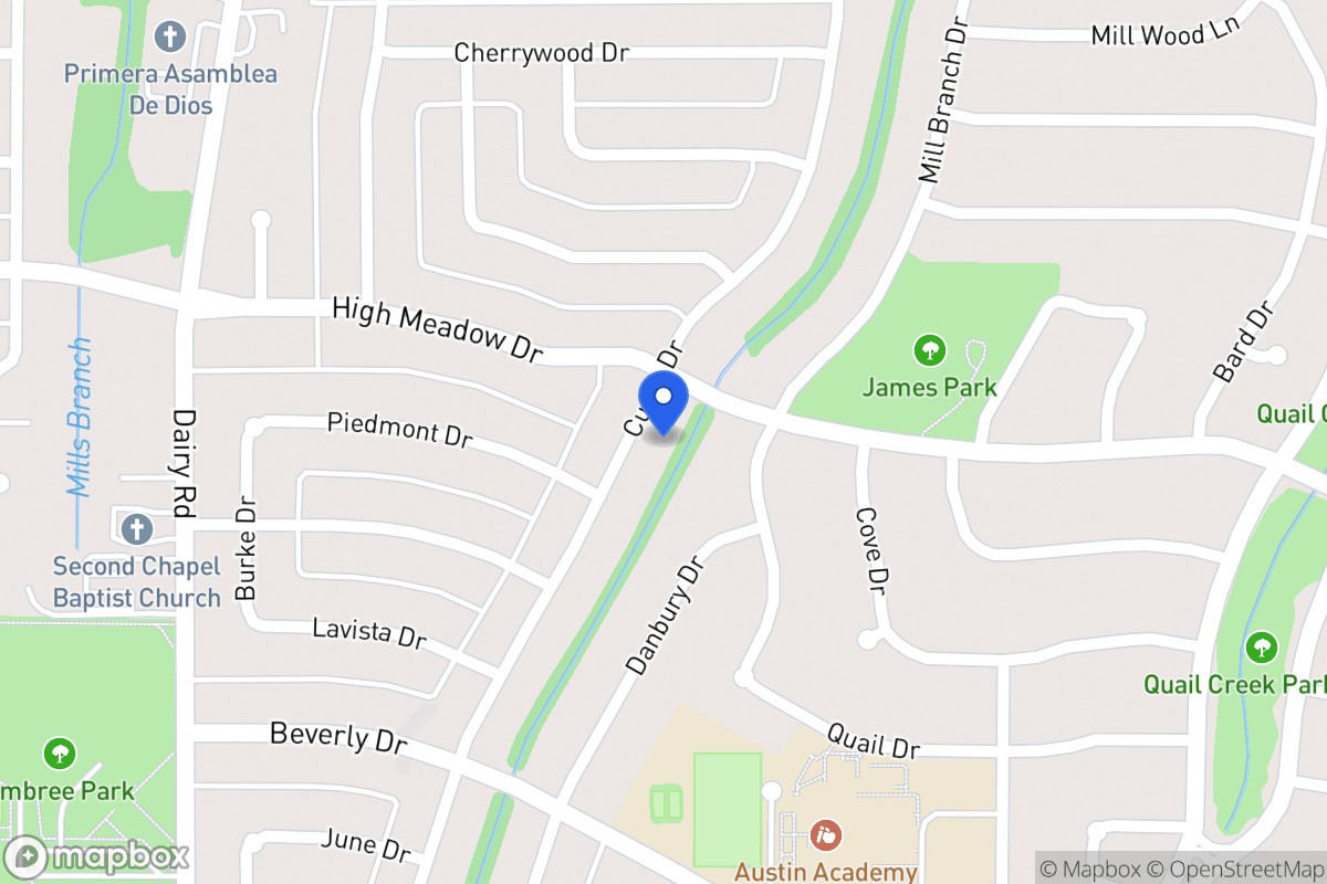 Map of 1306 Curtis Dr