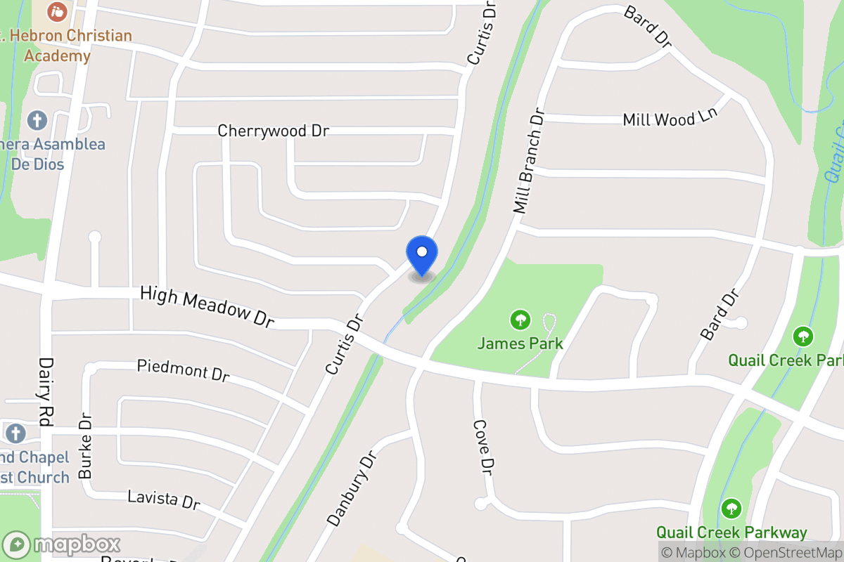Map of 1122 Curtis Dr
